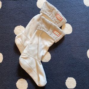 Original cable-knit Hunter Boot Socks. Size L